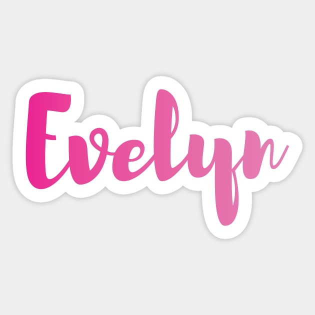 Evelyn Sticker by ampp